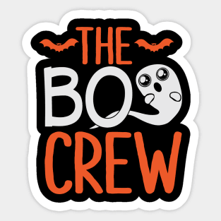 The Boo Crew Halloween Graphic Sticker